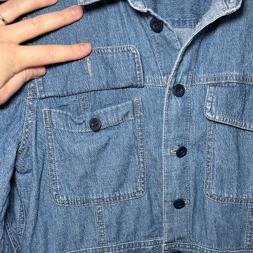 Madewell Denim Utility Shirtdress - Picture 6 of 13